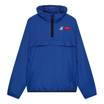 Comme Des Garçons Play Comme Des Garcons Play X K Way Half Zip Jacket 'blue'