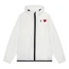 Comme Des Garçons Play Comme Des Garcons Play X K-way Jacket Full Zip 'white'
