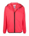 Comme Des Garçons Play Comme Des Garcons Play K-way Hoodie Full Zip In Red