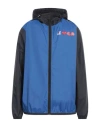 Comme Des Garcons Play X K-way Comme Des Garçons Play X K-way Man Jacket Blue Size Xl Polyamide