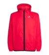 Comme Des Garçons Play Comme Des Garcons Play K-way Hoodie Full Zip In Red