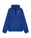 Comme Des Garçons Play X K-way Nylon Water-resistant Half-zip Jacket In Blue