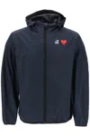 Comme Des Garçons Play Comme Des Garcons Play X K Way Ripstop Jacket In Blue