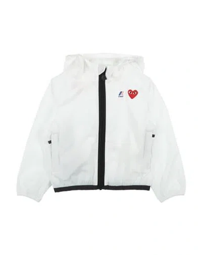 Comme Des Garcons Play X K-way Comme Des Garçons Play X K-way Toddler Boy Jacket White Size 6 Polyamide In White