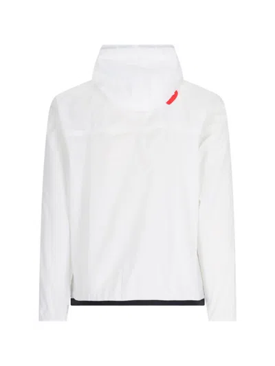 Comme Des Garçons Play X K-way Waterproof Jacket Claude In White