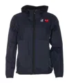 Comme Des Garçons Play X K-way Nylon Water-resistant Jacket In Black