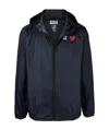 Comme Des Garçons Play Comme Des Garcons Play X K Way Ripstop Jacket In Black