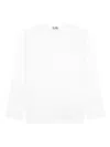 Comme Des Garçons Play X The Artist Invader Heart-patch Long-sleeve T-shirt In White