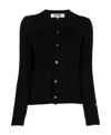 Comme Des Garçons Play Black Invader Edition Cardigan In Black