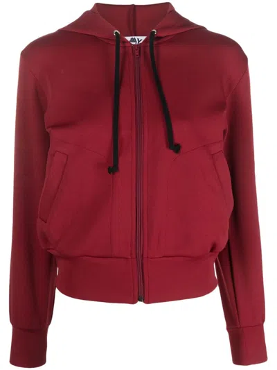Comme Des Garçons Play X The Artist Invader Pixelated-appliqué Hoodie In Red