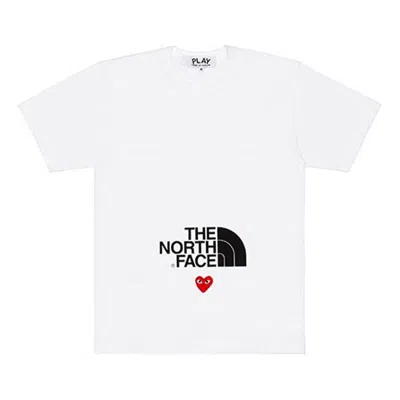 COMME DES GARÇONS PLAY COMME DES GARCONS PLAY X THE NORTH FACE 'PLAY TOGETHER' SHORT-SLEEVED WHITE