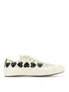 Comme Des Garçons Play Sneakers In White