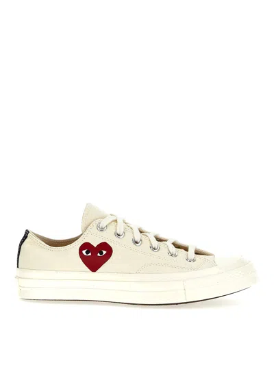 COMME DES GARÇONS PLAY ZAPATILLAS - BLANCO