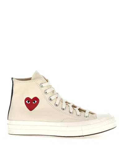 COMME DES GARÇONS PLAY ZAPATILLAS - BLANCO