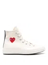 Comme Des Garçons Play Off-white Converse Edition Chuck 70 Og Single Heart Sneakers In White