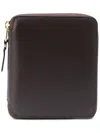Comme Des Garçons Play Zip Wallet In Brown