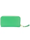 Comme Des Garçons Play Zipped Coin Pouch In Green