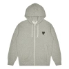 Comme Des Garçons Play Comme Des Garcons Play Zip Hooded Sweatshirt With Black Family Heart 'grey' In Gray