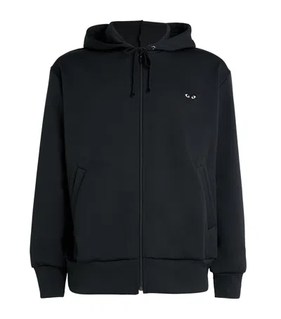COMME DES GARÇONS PLAY ZIP-UP HEART HOODIE