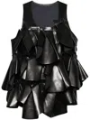 COMME DES GARÇONS PLEAT-DETAIL VEST