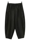 Comme Des Garçons Pleated Balloon Trousers In Black