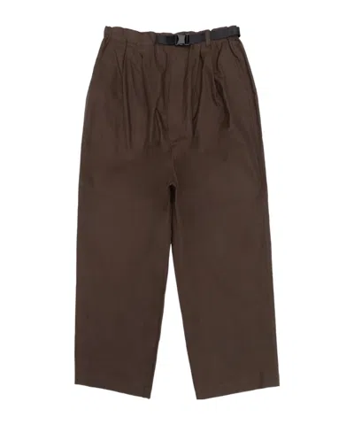Comme Des Garçons Pleated Casual Pants In Green