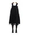 Comme Des Garçons Pleated Dress In Black