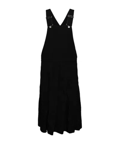 Comme Des Garçons Pleated Dress In Black