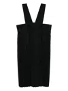 Comme Des Garçons Pleated Dress In Multi
