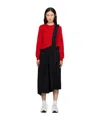 Comme Des Garçons Pleated Medium-length Skirt In Black