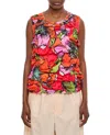 Comme Des Garçons Sleeveless Crew-neck Top In Multicolor