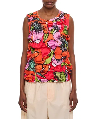 COMME DES GARÇONS COMME DES GARÇONS PLEATED PATTERN TOP