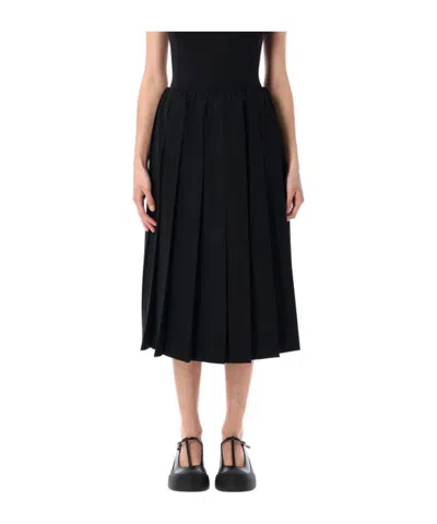 COMME DES GARÇONS COMME DES GARÇONS GIRL PLEATED MIDI SKIRT