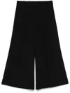 Comme Des Garçons Pleated Trousers In Black