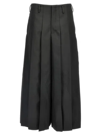 Comme Des Garçons Black Gabardine Medium Trousers