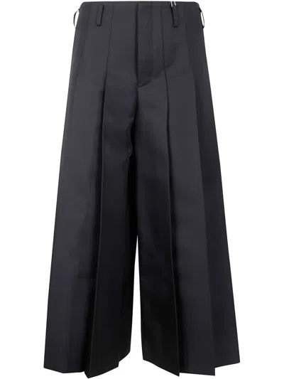 Comme Des Garçons Hose Mit Bundfalten In Black