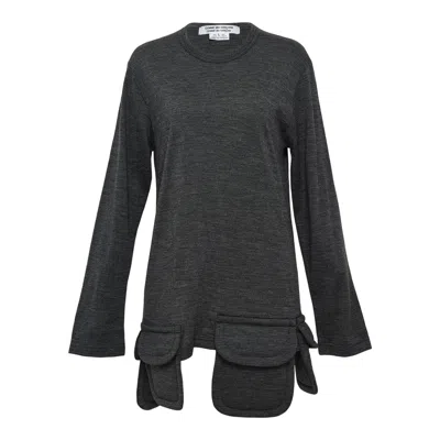 Comme Des Garçons Pocket Hem Tee In Blue