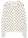 Comme Des Garçons Pullover Mit Polka Dots In Weiss