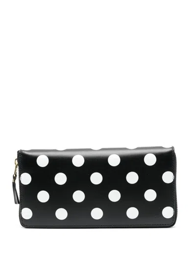 COMME DES GARÇONS POLKA-DOT CONTINENTAL WALLET,SA0110PD11415611