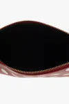 Comme Des Garçons Polka Dot Pouch In Red