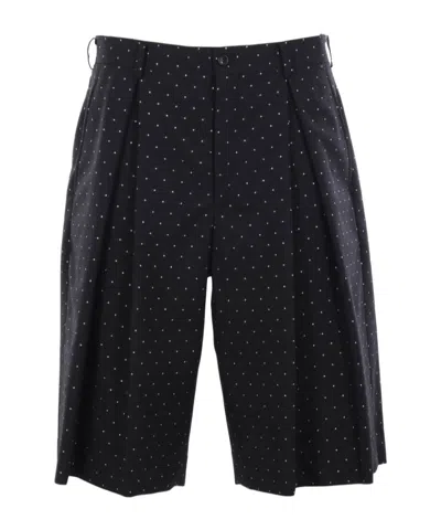 Comme Des Garçons Polka-dot Print Shorts