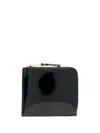 Comme Des Garçons Polka Dot Print Small Wallet In Black