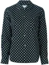 Comme Des Garçons Polka Dot Shirt In Black