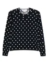Comme Des Garçons Polka-dot Sweater