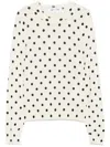 Comme Des Garçons Pullover Mit Polka Dots In Weiss