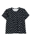 Comme Des Garçons Polka-dot T-shirt In Blue