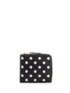 Comme Des Garçons Polka Dot Wallet Wallets Black In Black