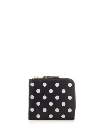 Comme Des Garçons Polka Dot Wallet Wallets Black