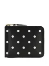 Comme Des Garçons Polka Dot Zip-around Wallet