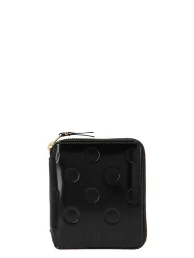 Comme Des Garçons 'polka Dots Embossed' Wallet